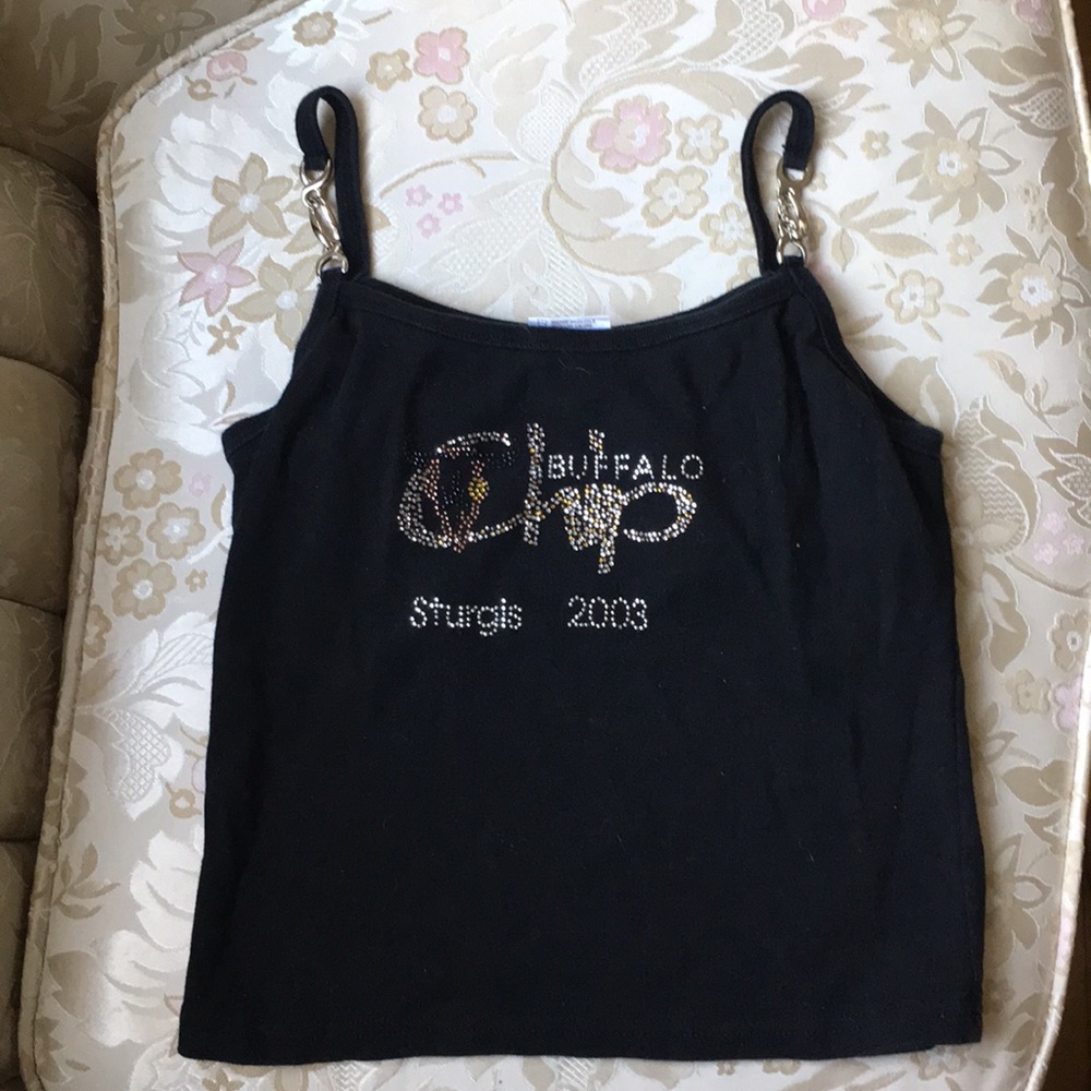 Studded Chainstral Crop Top